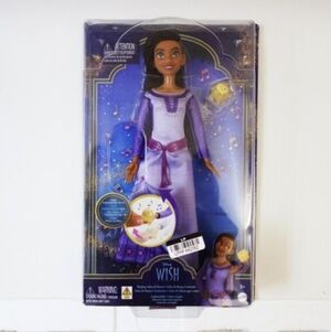 Mattel Disney's Wish Singing Asha of Rosas Fashion Doll & Star Figure New.3+ NIP